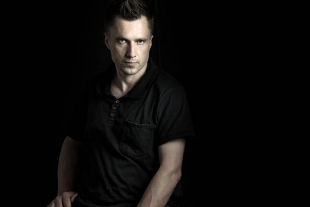 istock Portrait of a handsome man looking at camera. Studio shot 1065154388