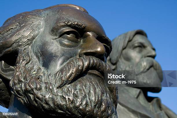 Marx And Engels Stock Photo - Download Image Now - Karl Marx, Science, Metal