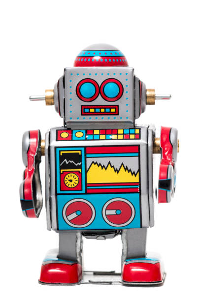 istock Vintage tin robot toy 1065154524