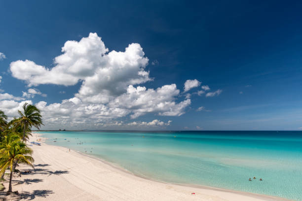 spiaggia caraibica - varadero beach foto e immagini stock