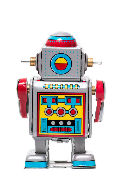 istock Vintage tin robot toy 1065154566