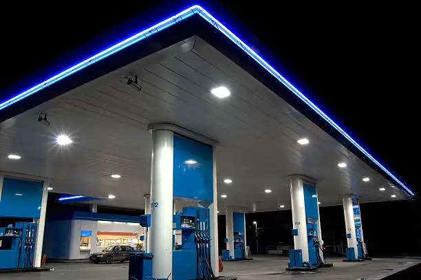 Photo of Blue filling station