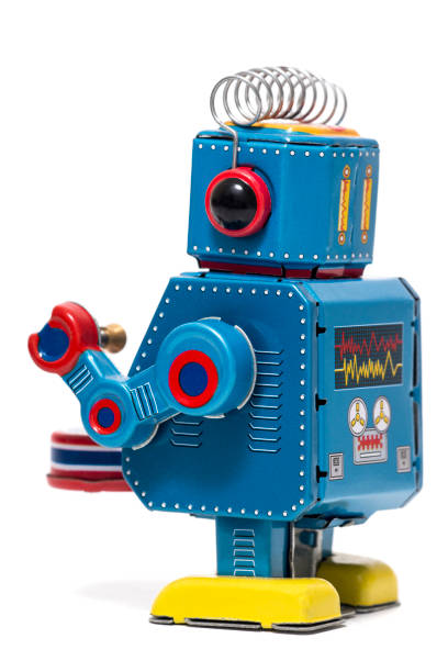 istock Vintage tin robot toy 1065154654