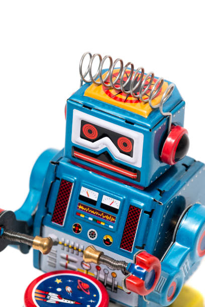 istock Vintage tin robot toy 1065154712
