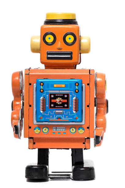 istock Vintage tin robot toy 1065154752