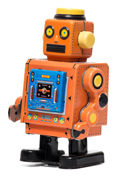 istock Vintage tin robot toy 1065154768