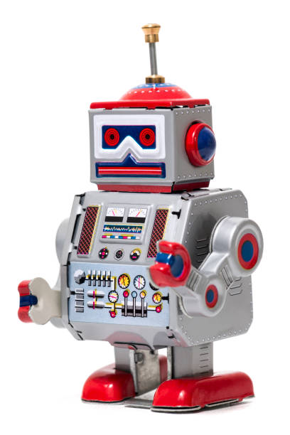 istock Vintage tin robot toy 1065154874