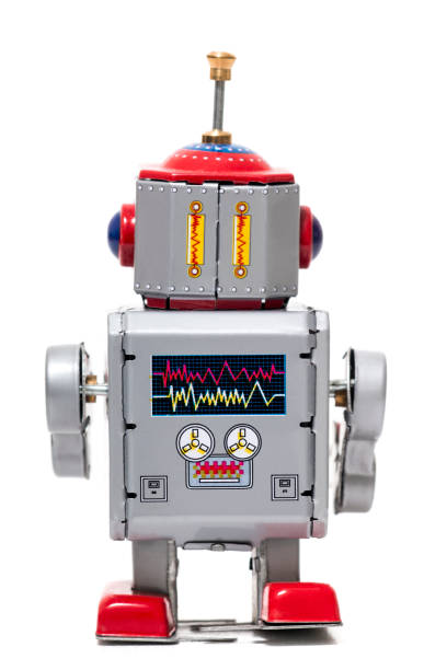 istock Vintage tin robot toy 1065154908