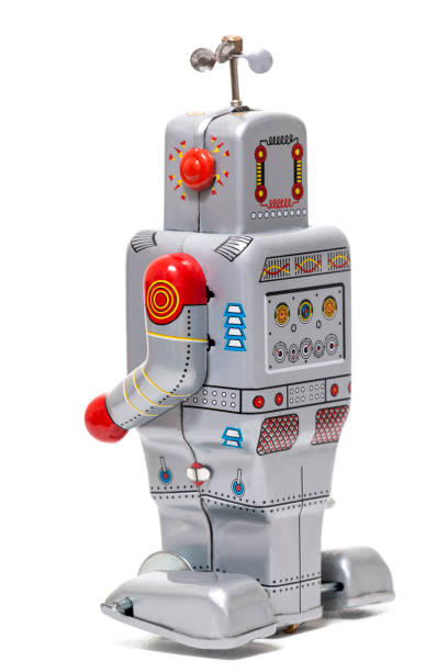istock Vintage tin robot toy 1065154954