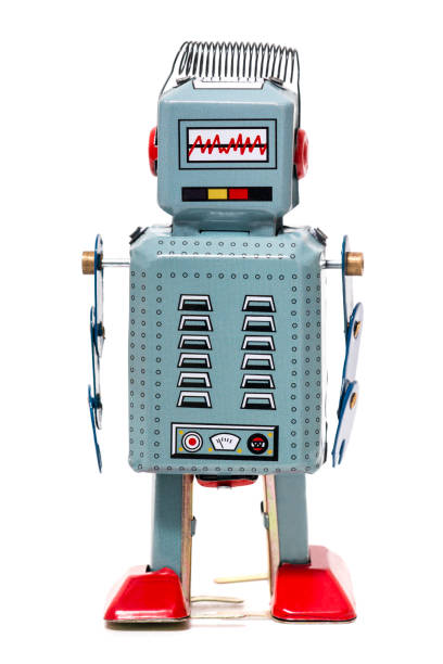 istock Vintage tin robot toy 1065155048