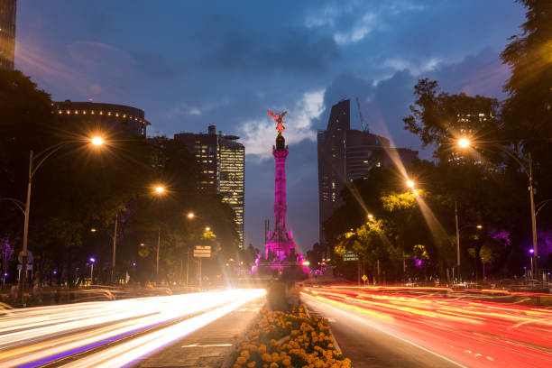 istock Mexico city skyline at dusk 1065164114