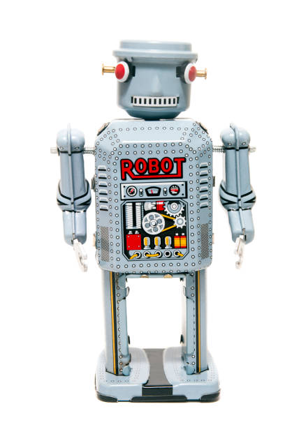 istock Vintage tin robot toy 1065166112