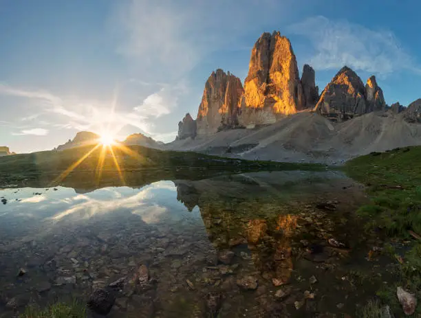 Dolomites, Tre Cime Di Lavaredo, Mountain, Mountain Range