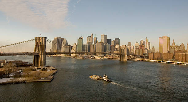 istock Brooklyn Bridge with New York City Skyline 106516831