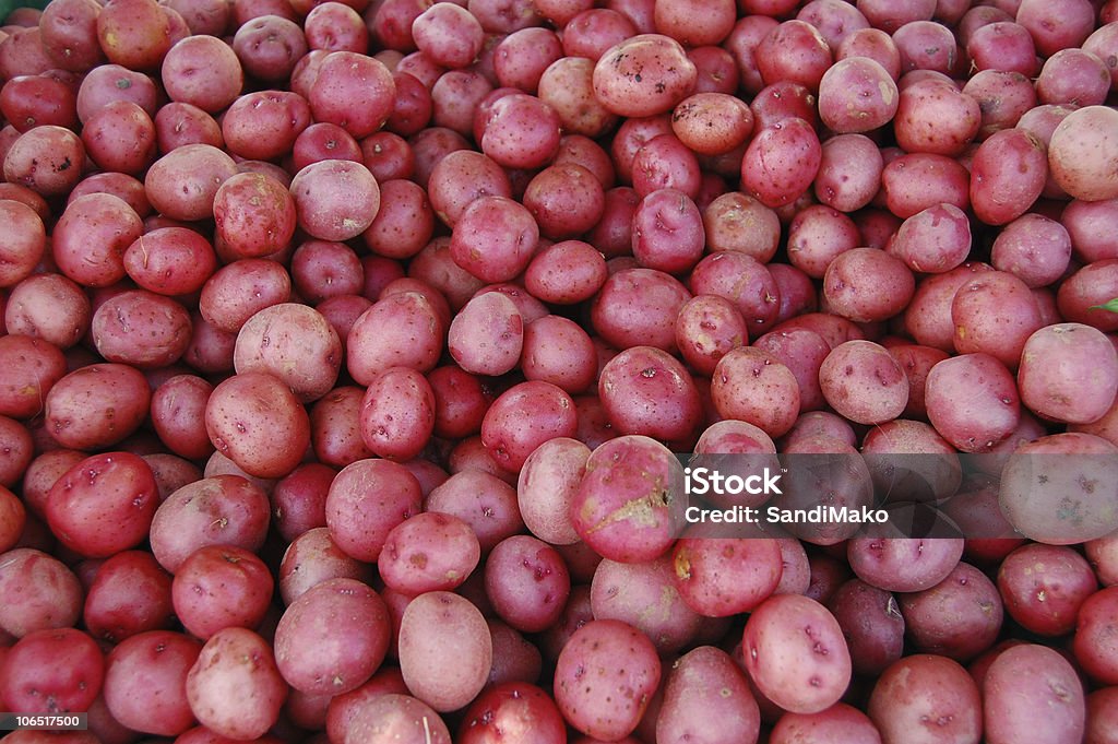 Batatas vermelhas frescas - Foto de stock de Alimentação Saudável royalty-free