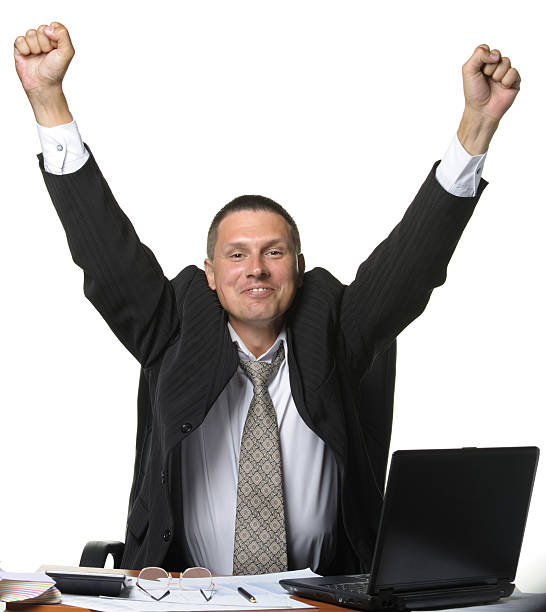 istock The businessman on a workplace. 106517748