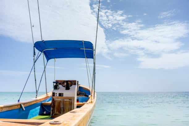istock Boat on the sea 1065179030