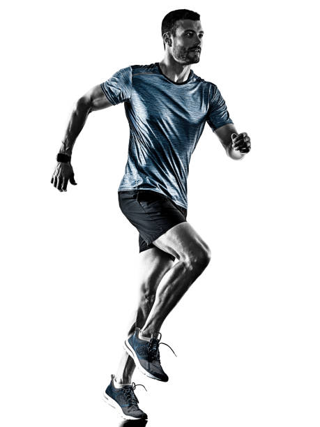 istock man runner jogger running jogging isolated shadows 1065183688