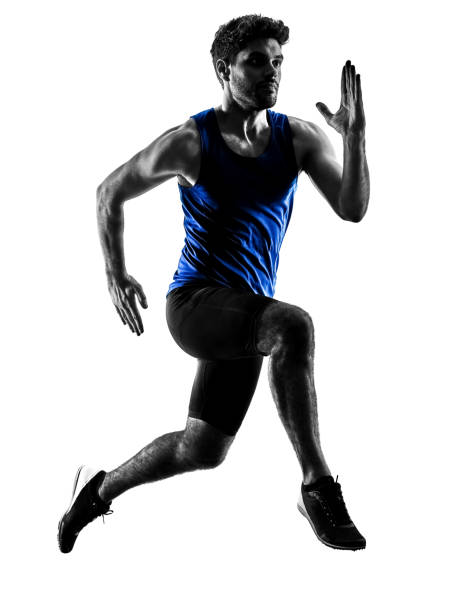 istock runner sprinter running sprinting athletics man silhouette isola 1065184736