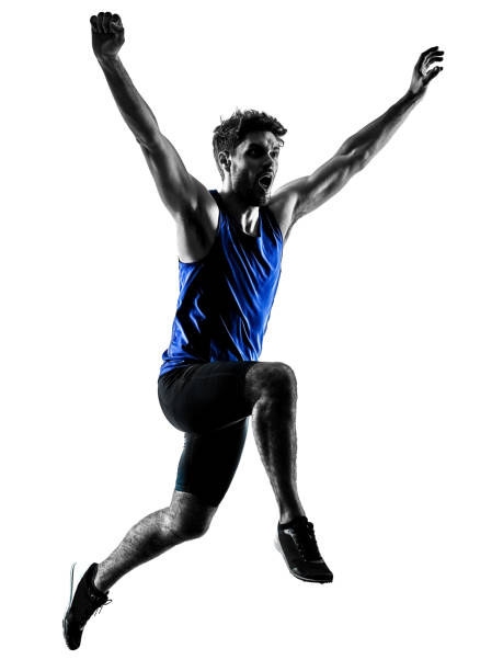 istock runner sprinter running sprinting athletics man silhouette isola 1065184776