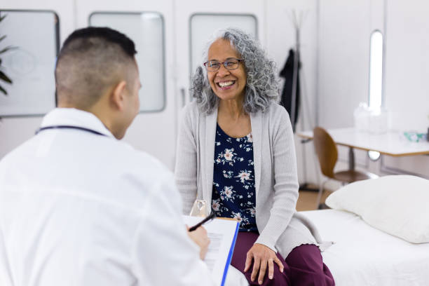 istock Senior woman at the doctor's office 1065188178