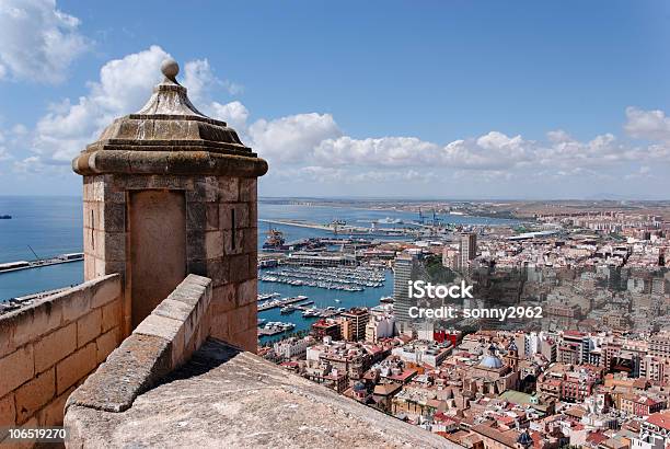 Alicante From The Castle Stock Photo - Download Image Now - Castillo De Santa Barbara, Castle, Alicante Province