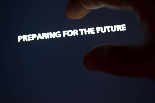 istock preparing for the future letter in the screen 1065194148