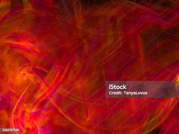 Digital Abstract Fractal Beautiful Design Fantasy Stock Photo - Download Image Now - Abstract, Art Product, Backgrounds