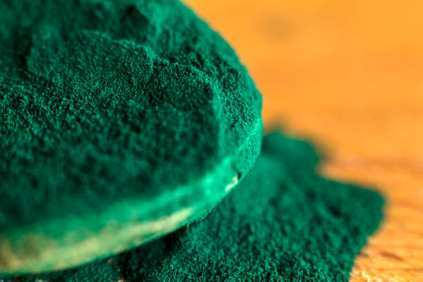 istock Close up of Spirulina algae powder 1065215456