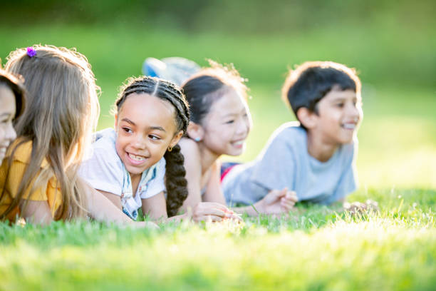 istock Talking in the park with friends 1065218384