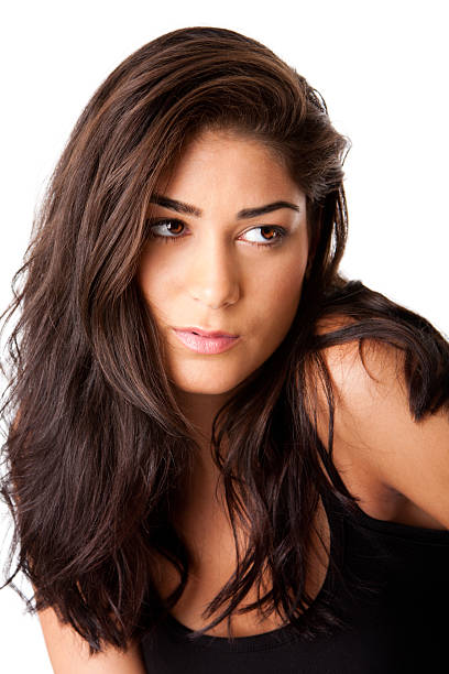istock Face of beautiful brunette 106521876