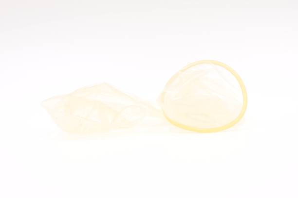 istock Beige Latex condom 1065225090