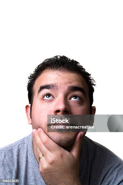 Young Man Thinking Stock Photo - Download Image Now - Adult, Asking, Color Image