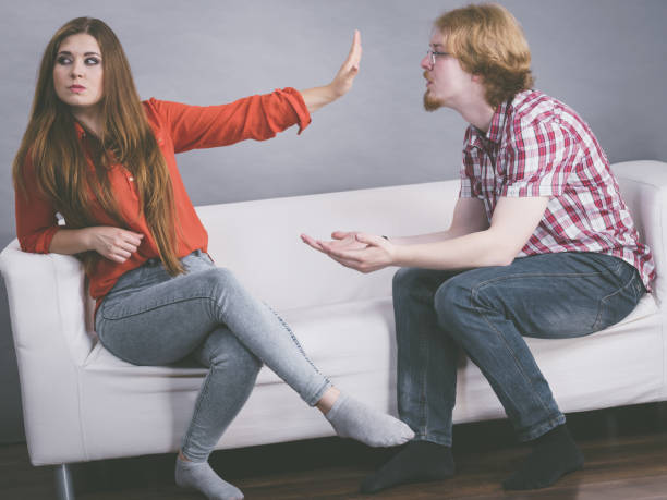 istock Man begging for forgiveness his woman 1065227904