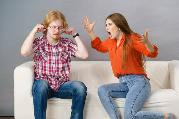 istock Man and woman having fight 1065227930
