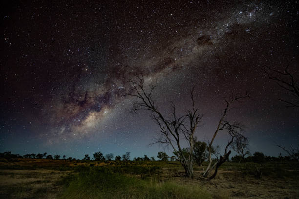 Outback Milky Way stock photo