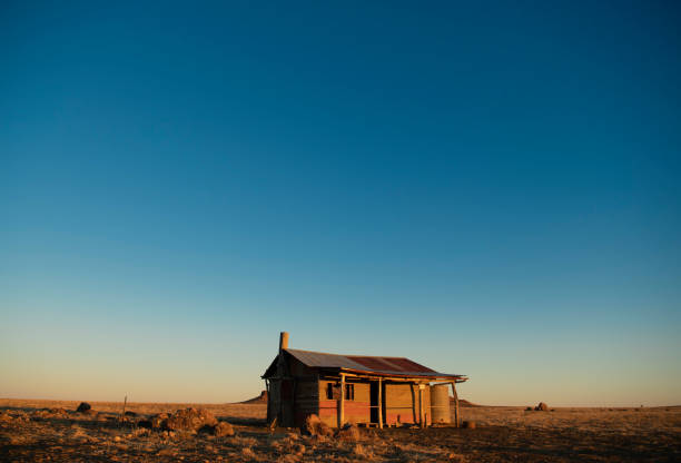 Outback Hut stock photo