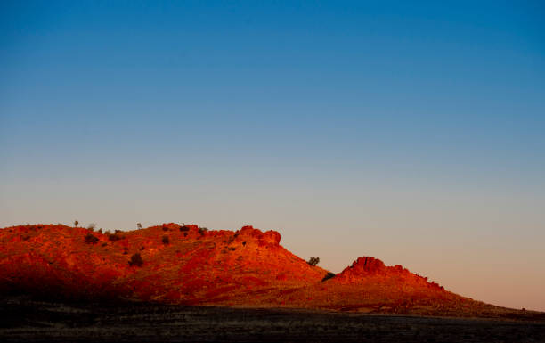 Outback Sunrise stock photo