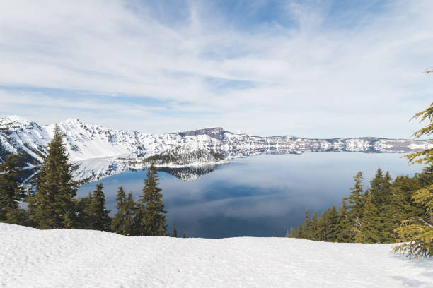 istock Winter lake landscape 1065234702