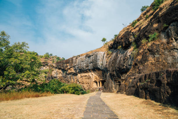 istock Ellora Caves ancient ruins in Maharashtra, India 1065238474