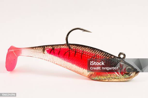 Soft Plastic Fishing Bait Stock Photo - Download Image Now - Close-up, Color Image, Cut Out