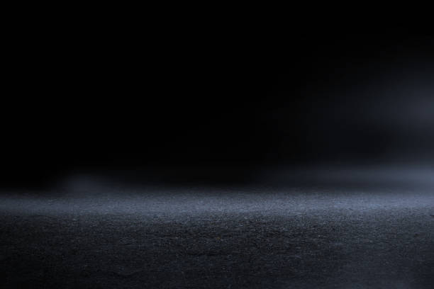istock Creative blurry outdoor asphalt background with mist light high speed 1065250324