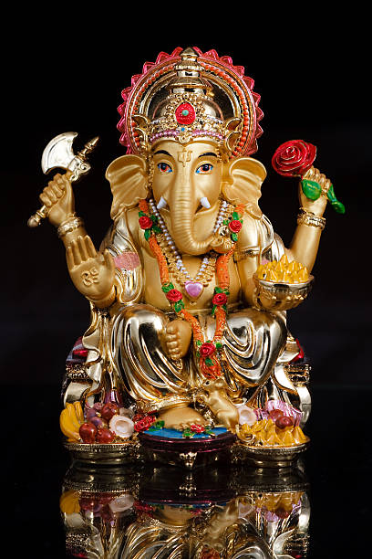 deus hindu ganesh - indian god imagens e fotografias de stock