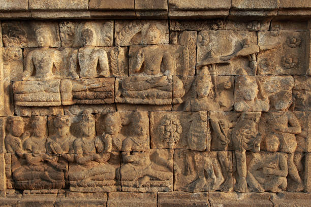 istock Relief of Borobudur temple 1065255346