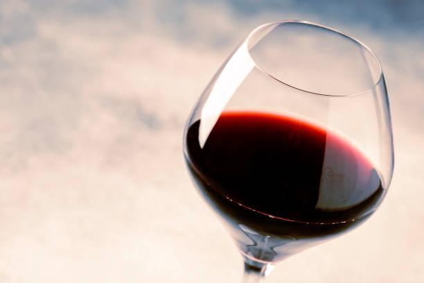 istock Red wine from grape varieties merlot in glass 1065256970