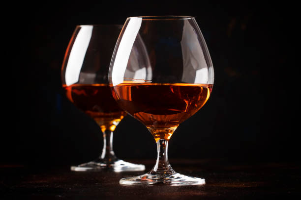 istock Grape brandy in shot glass 1065257054