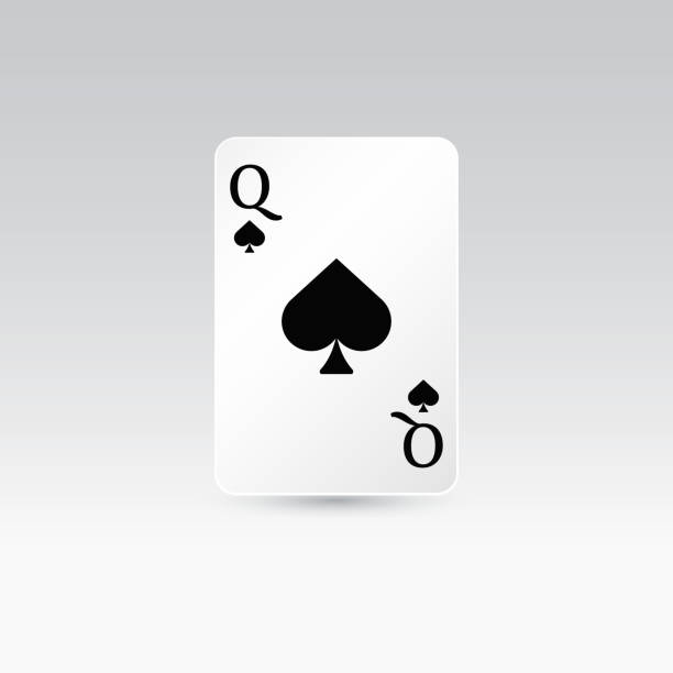 istock Queen of spades playing card isolated 1065257260