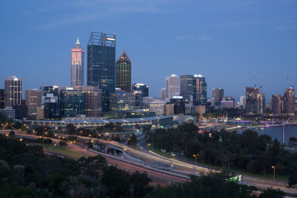 istock Perth city skyline from Kings Park observatory 1065274156
