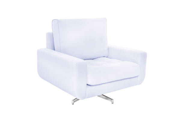 istock Armchair Modern designer chair on white background Texture chair 1065276532