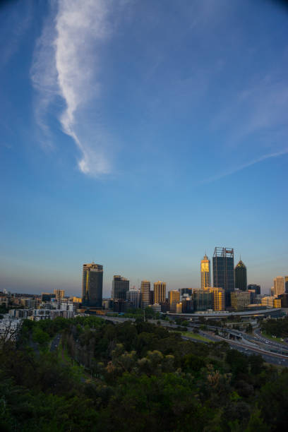 istock Perth city skyline from Kings Park observatory 1065278198